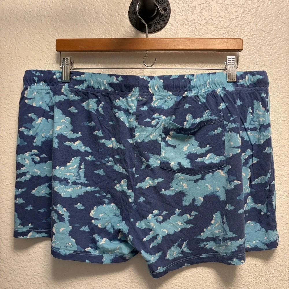 Munki Munki 2pc Pajama Set Women’s Size XL Blue Cloud Day dreamer shorts & tank - Picture 6 of 7